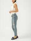 Girlfriend Mid Rise Slim Leg Jeans image number 2